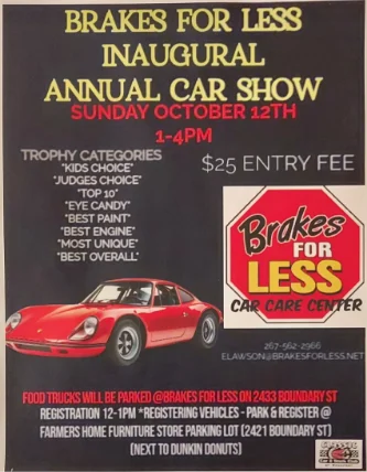 brakes for less flyer